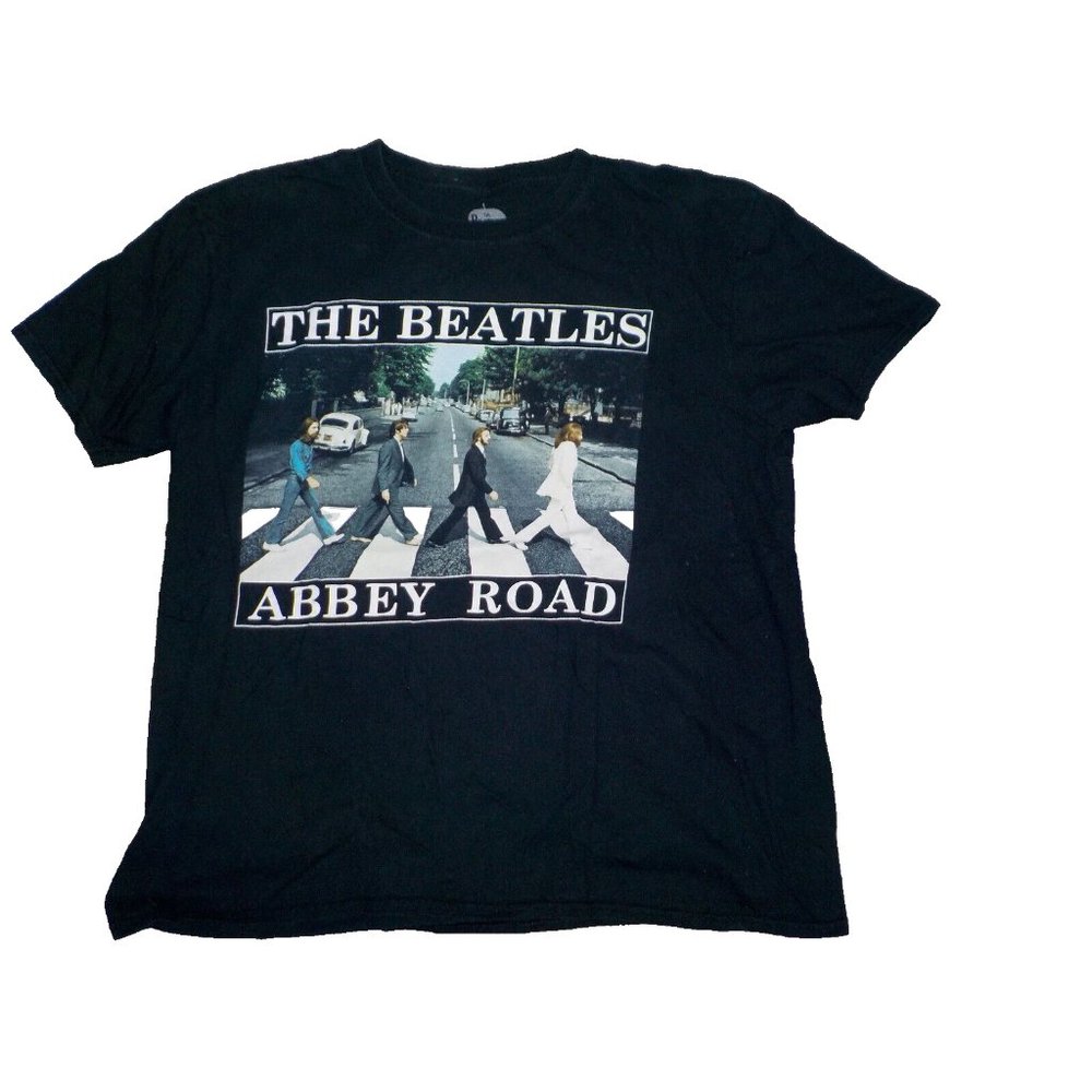 The Beatles "Abbey Road" Black T-Shirt Men's Size XL